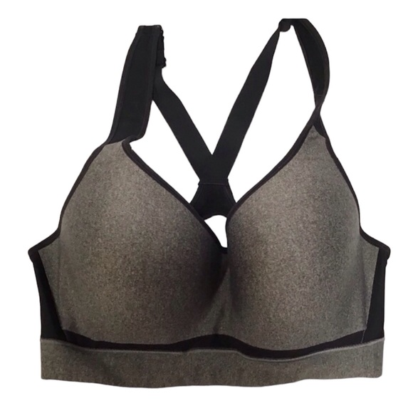 Under Armour High Impact Sports Bra Cross Back Adjustable Strap Workout Bra 36D - Picture 7 of 7